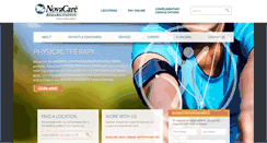 Desktop Screenshot of novacare.com